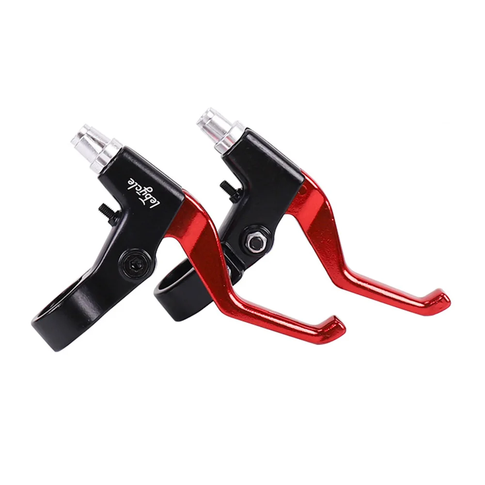 Manillar de bicicleta de montaña, 1 par, aleación de aluminio, barra de mano, palanca de freno de 22,2mm, diseño ergonómico, barra de mano de freno en 5 colores ► Foto 3/6