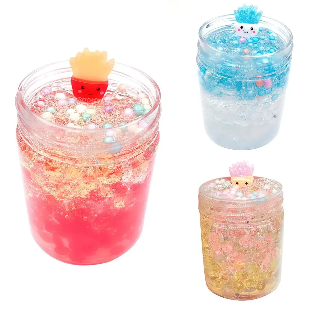 

80ml Fries Foam Mud Clay Slime Toy Putty Plasticine Sludge Stress Reliever Gift Great stress reliever for adults and children