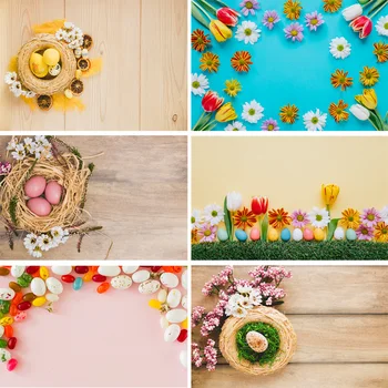 

SHENGYONGBAO Vinyl Custom Photography Backdrops Flower and Wooden Planks Theme Photo Studio Background 190117SK-011