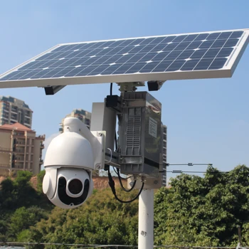 

solar panel battery 4G camera ip ptz wifi wireless sim card slot 18X Zoom outdoor security cctv video with 128G recording card