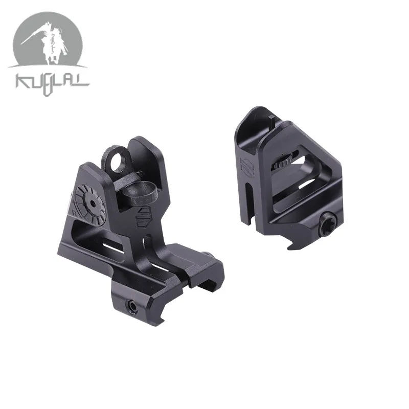 Тактический OPS спереди и сзади прицел кожаный чехол из искусственной кожи