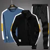 New 3 piece Suits Men s Tracksuit Leisure Solid Color Fashion Assemble Cardigans Pullovers and Pants