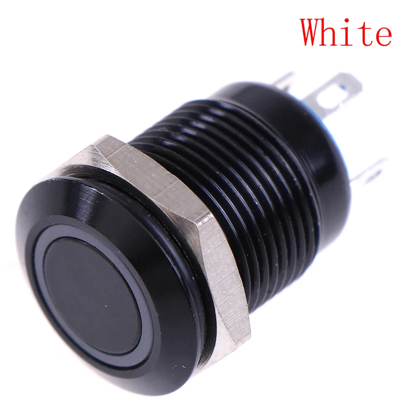 

1pc 12mm Power Light Metal Push Button Momentary Switch Waterproof Anti Dust Latching Switch