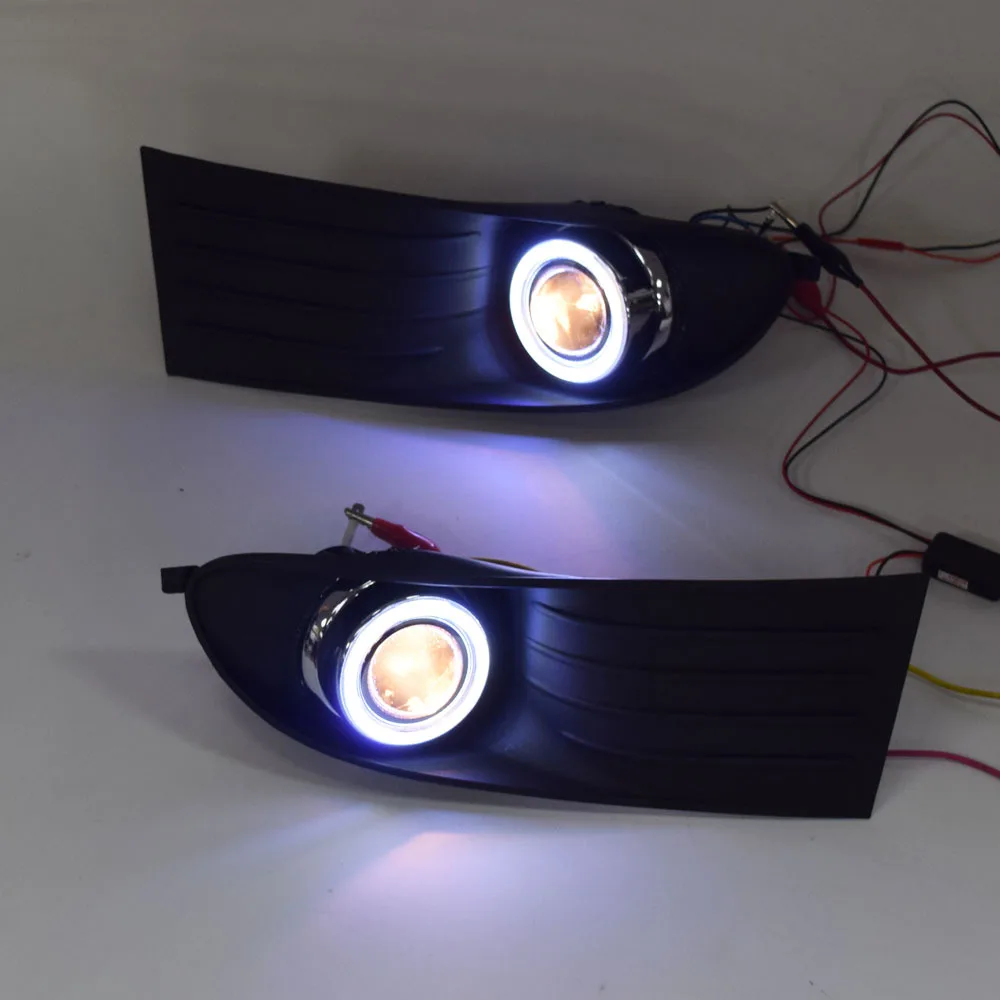 

Suitable for 09-12-Dodge Charger Refit Fog Lamp Angel Eyes Daytime Running Lamp Conversion Lens Fog Lamp Assembly