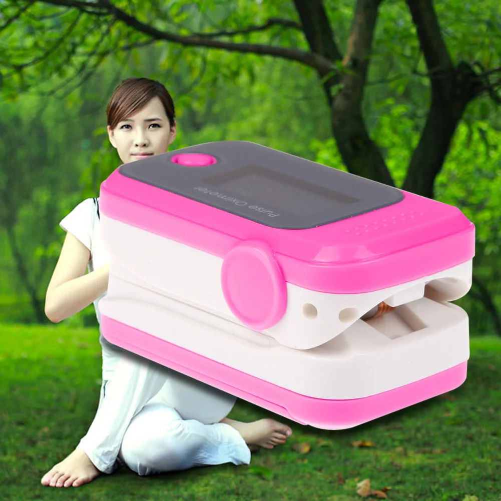 Пульсоксиметр с зажимом для пальца кислородный монитор 2 цветами OLED