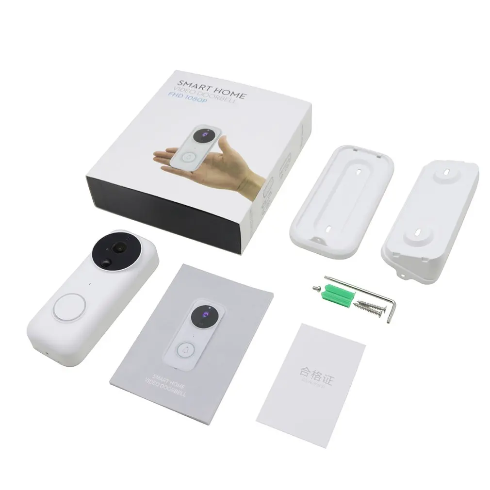 

Doorbell Intelligent Video Doorbell Wifi Remote Video Surveillance Two-Way Intercom Night Vision Long Standby Wifi1080P B70