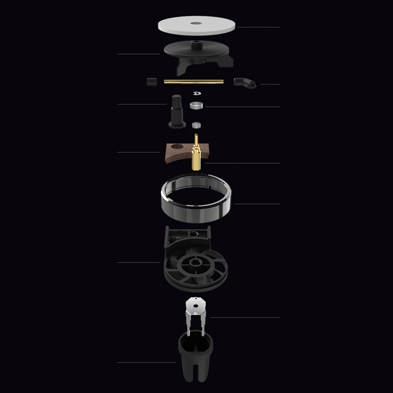 Car Retro Turntable Aromatherapy Interior Decoration Freshener Air Purifier