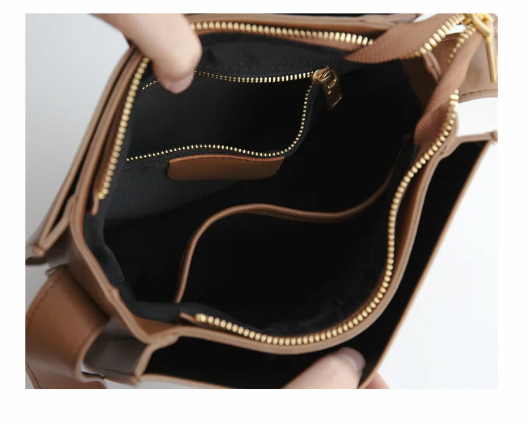 wide strap flap bags split leather shoulder bag for female solid high quality crossbody bags simple cowhide bag for women