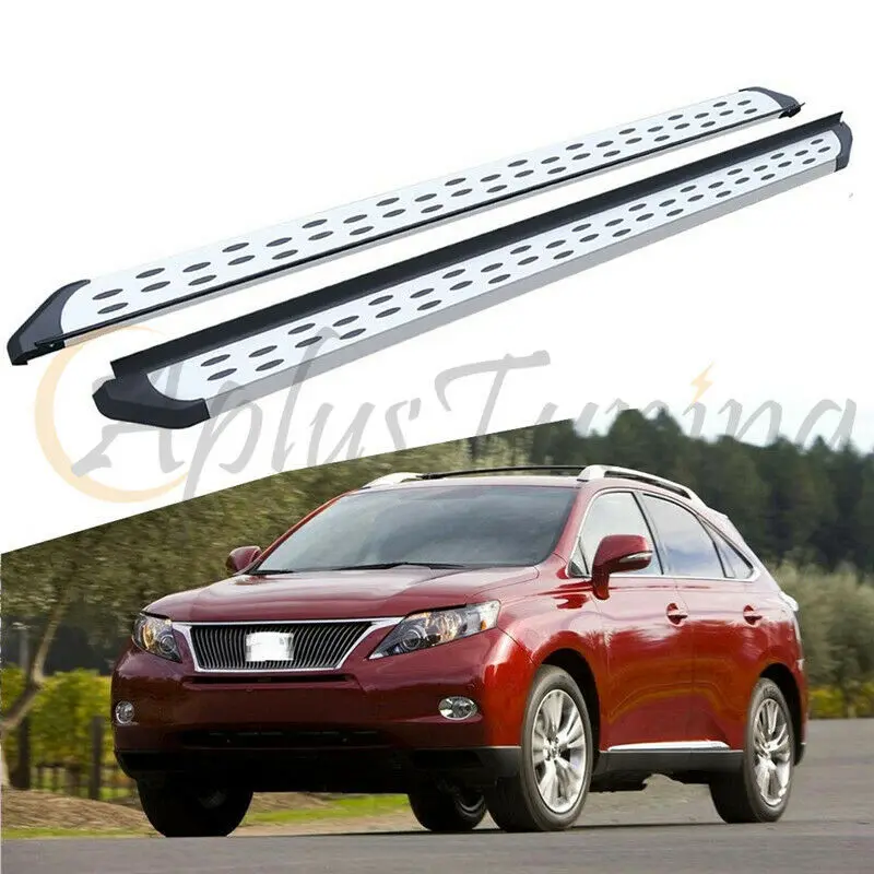Aluminum Running Board Side Step Nerf Bar Fit For 2009 2015 Lexus RX350