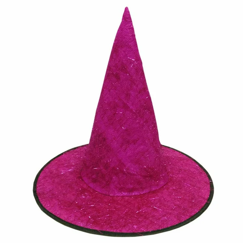 Halloween Clothing Decoration Headdress Witch Dressing up with Silk Witch Cap Color Witch Cap Hair Witch Gauze Cap