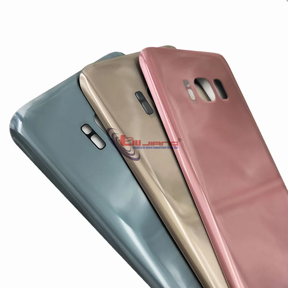 Для Samsung Galaxy S8 SM-G950F G950FD стекло задняя батарея Корпус ремонт крышка задняя дверь Чехол запасные части