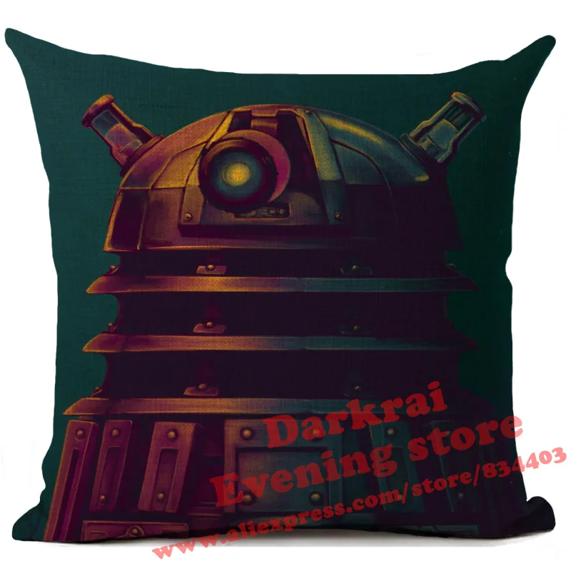 Наволочка для подушек Doctor Who Tardis Exterminate с принтом, подушки для дома, декор для гостиной, дивана, декоративная наволочка - Цвет: 15