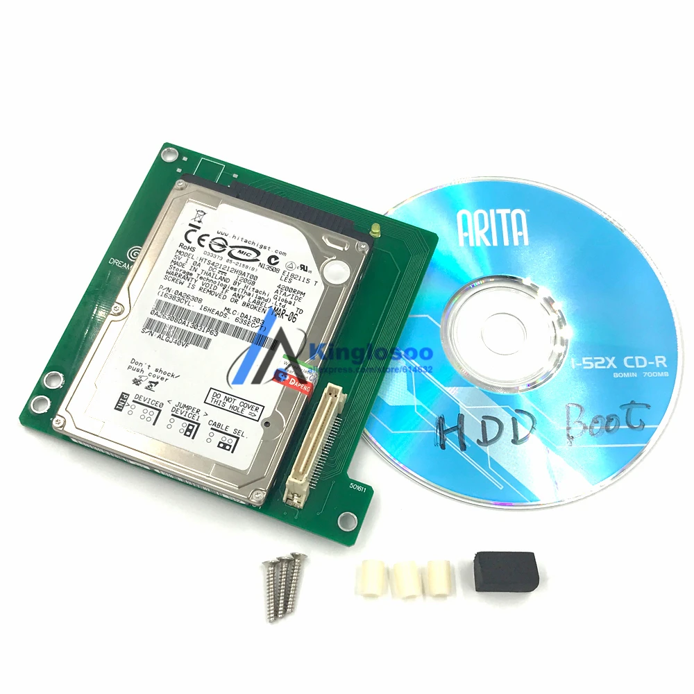 DIY печатная плата и 120G Внутренний жесткий диск игры для Sega Dreamcast DC игровая консоль w/120 PCS игры