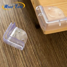 4 шт./партия, детская силиконовая защитная накладка для стола, угловая защита от детей, защита от антиколлизии, защита от краев, защита для детей