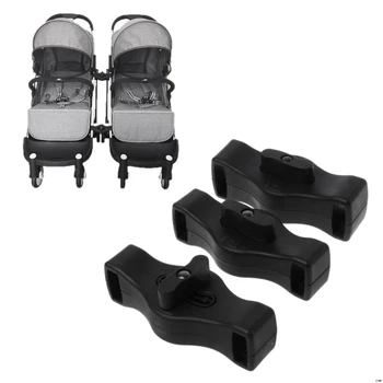 

Stroller Plastic Nesting Insert Fittings for Yoyaplus Stroller Connector 3 Packs Black