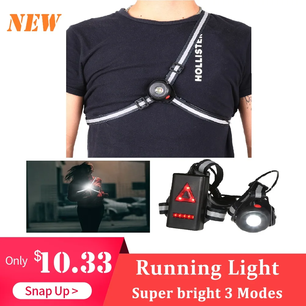 

Running Light Sport LED Wristbands Adjustable Glowing Bracelets for Runners Joggers Cyclists Bike Bicycle Night Running Light