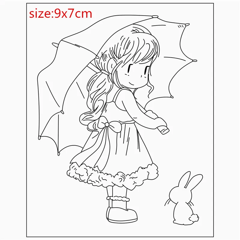 Clear Rubber Silicone Clear Stamps Scrapbooking Tampons Transparents Seal Background Stamp Card Making DIY Girl name stamp,name stamp set,rubber stamp kit,rubber stamp