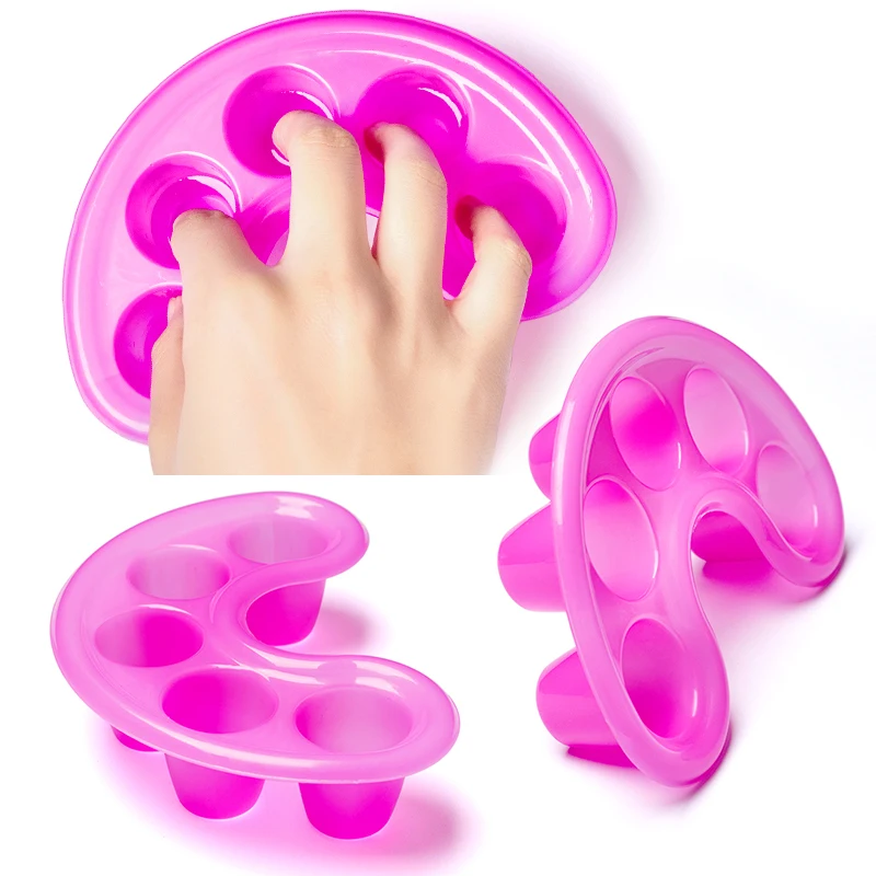 Portable Manicure plastic Nail Polish Remover bowl new arrival Art Soak Bowl Off Hand Spa Bath Soaker Treatment Tools | Красота и