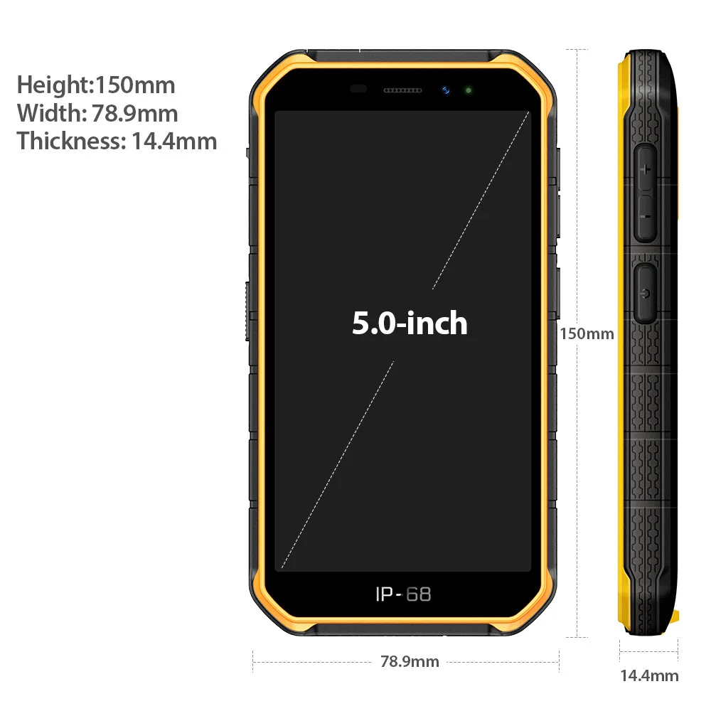 Ulefone Armor X7 Pro Cell Phone 4GB RAM Android10 Smartphone ip68 Rugged Waterproof Mobile Phone 4G LTE 2.4G/5G WLAN NFC Phone