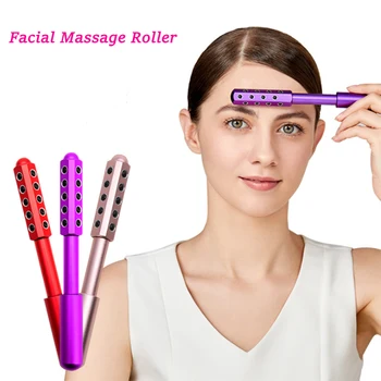 

1pcs Facial Massage Roller Double Heads Germanium Stones Face Lift Hands Body Skin Relaxation Slimming Beauty Health Care