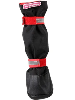 

FOR MY DOGS FOR MY DOGS Dog boots with rubber soles black FMD623-2017 BL
