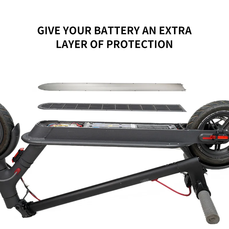 Electric Scooter Battery Bottom Cover For Xiaomi M365 Chassis Shield Protect Part Stainless Steel Plate Skid for Pro | Спорт и