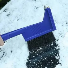 Авто автомобиль снег лед для скребок щетка для снега Лопата щетка для удаления зимняя щетка снег скребок с молотком Безопасности лопата для снега