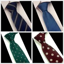 Формальная одежда в Корейском стиле, 7 сантиметров деловой галстук, Свадебный галстук в полоску, однотонный галстук