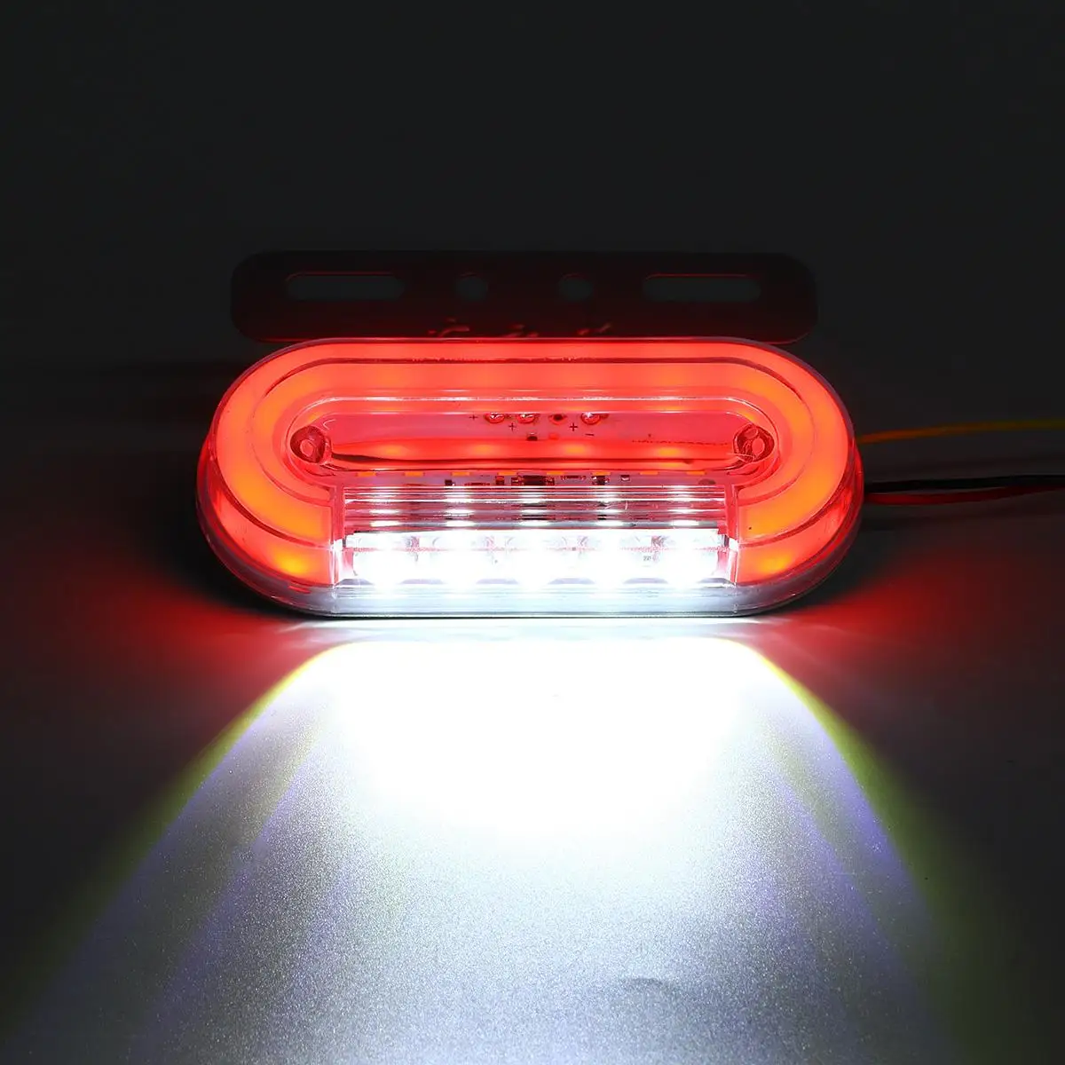 2x 25LED Боковой габаритный фонарь Водонепроницаемый прицеп боковой свет вспышка Грузовик Караван тормозной индикатор Лампа для грузовика автобуса сигнальная лампа 24 В