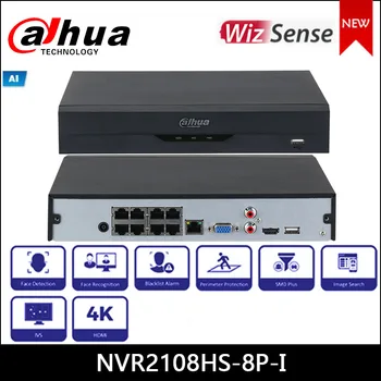 

Dahua nvr NVR2108HS-8P-I 8 Channel Compact 1U 8PoE WizSense Network Video Recorder All-channel AI by camera Supports ONVIF RTSP