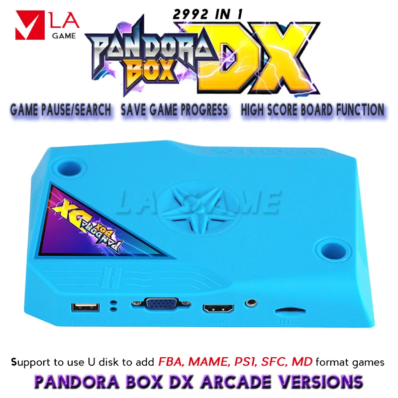 Pandora Box Dx Jamma Arcade Jamma Board 3A Originale 3P 4P Gioco 2992 In 1 Cga Vga Uscita Hdmi Jamma Pandora Box Dx