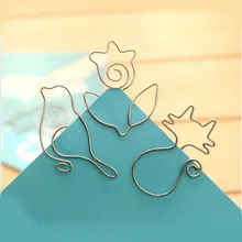 50 шт./лот Kawaii металлический Кот закладки скрепки держатель страниц книги офисные аксессуары Школьные принадлежности GT174