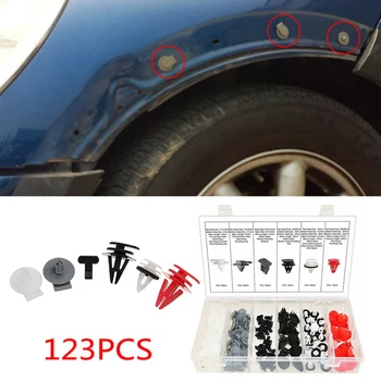 

Assortment Rivets Car Fender Nylon Auto Wheel Arch Trim Bumper Fastener Clip