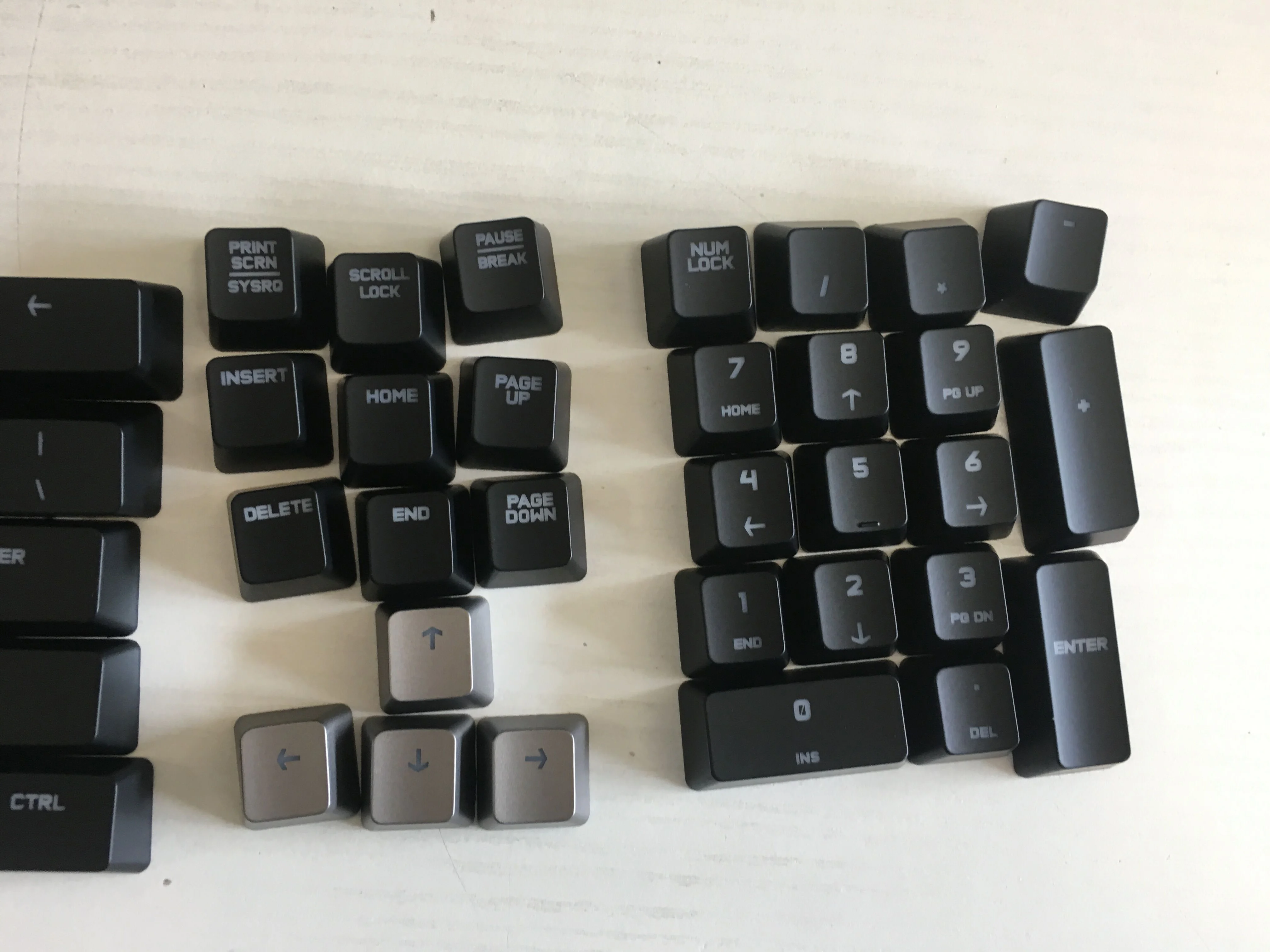 Logitech G710+ Механическая клавиатура оригинальная клавишная крышка с черной подсветкой