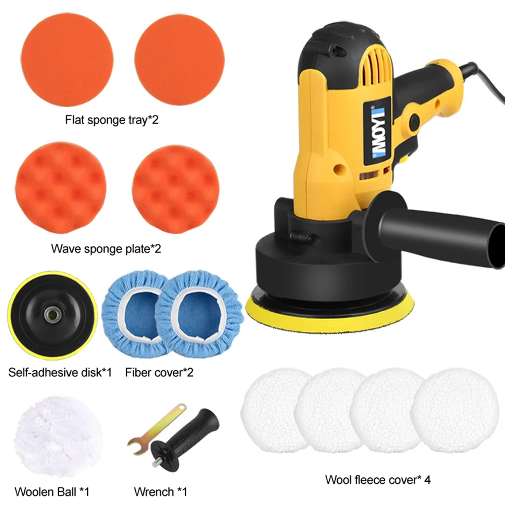 700W Electric Car Polisher Machine Stepless Speed Adjustable Car Polisher Auto Polishing Machine High Efficiency Waxing Tool