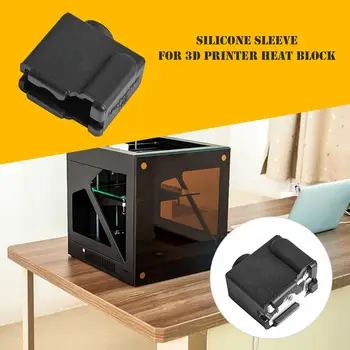 

3D Printer Nozzle Cleaning Silicone Sleeve 3D Printer Volcano V2 Heater Block Extruder Silicone Insulation Sock Case