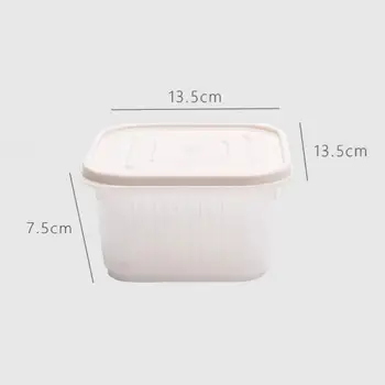 

Storage Box Refrigerator Crisper Debris Fridge Fruit Sealed Box Drain Box Refrigerator Transparent Box Classified Fruit box