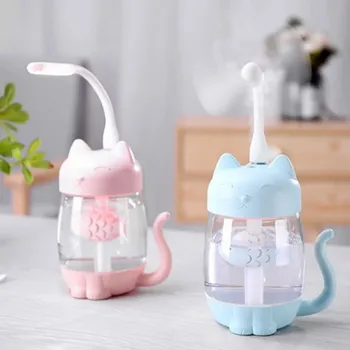 

Originality Kitty Fans Night-light Humidifier Three-in-one To Work In An Office Household Vehicle Mini- Kitten Fingerling