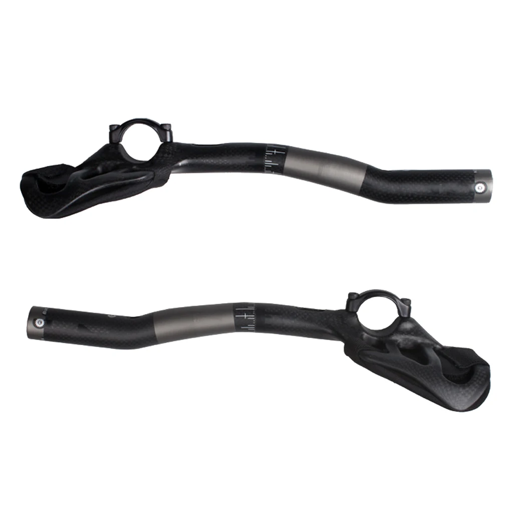 Bike Rest Handlebar Carbon Fiber Bicycle Aero Bars Tri Bars for Mountain Road Cycling Arm Resting