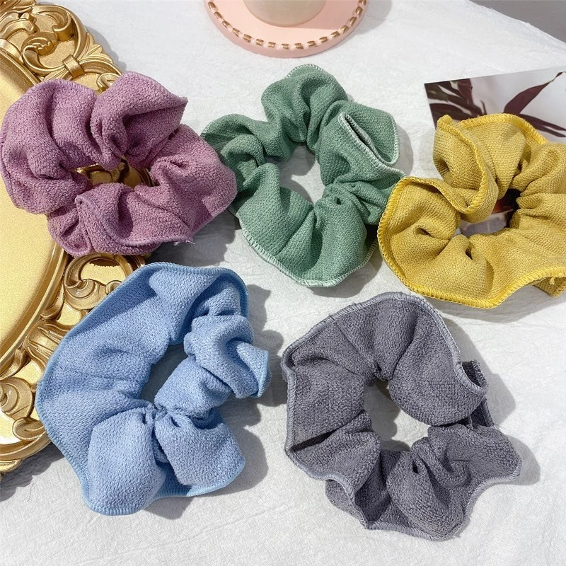 

Elastic Scrunchies Hair Rope New Solid Ponytail Holder Hairband Hair Rope Tie Fashion Headband For Women Girls