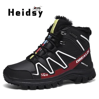 

New Arrival Brand Designer Men Winter Shoes Light Non-slip High Top Casual Shoes Comfortable Keep Warm Men Sneakers Size 39-48