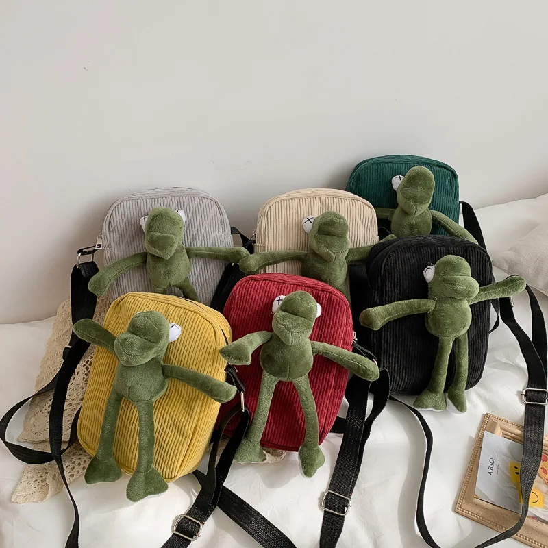 

Funny Bag Women's 2020 Autumn And Winter New Style Cartoon Cute deng xin rong bao Casual GIRL'S Crossbody Bag Fashion