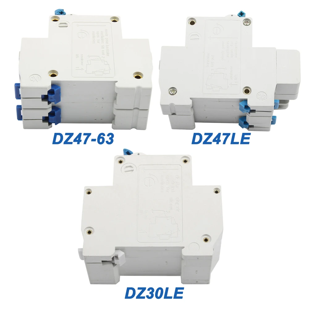 DZ30LE-32 1P+ N DZ47 2P DZ47LE-63 16A 63A AC 230 В или 400 в мини-выключатель MCB выключатель