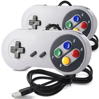 

USB Controller Gamepad 2pcs Super Game Controller SNES USB Classic Gamepad Game joystick for raspberry pi