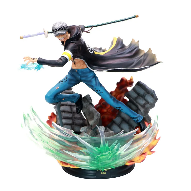 GK law DHZ0367 Изысканное качество Аниме one piece GK Trafalgar Law режим битвы ПВХ 31 см модель экшн-фигурка коллекция игрушка украшение стола - Цвет: GK law DHZ0367