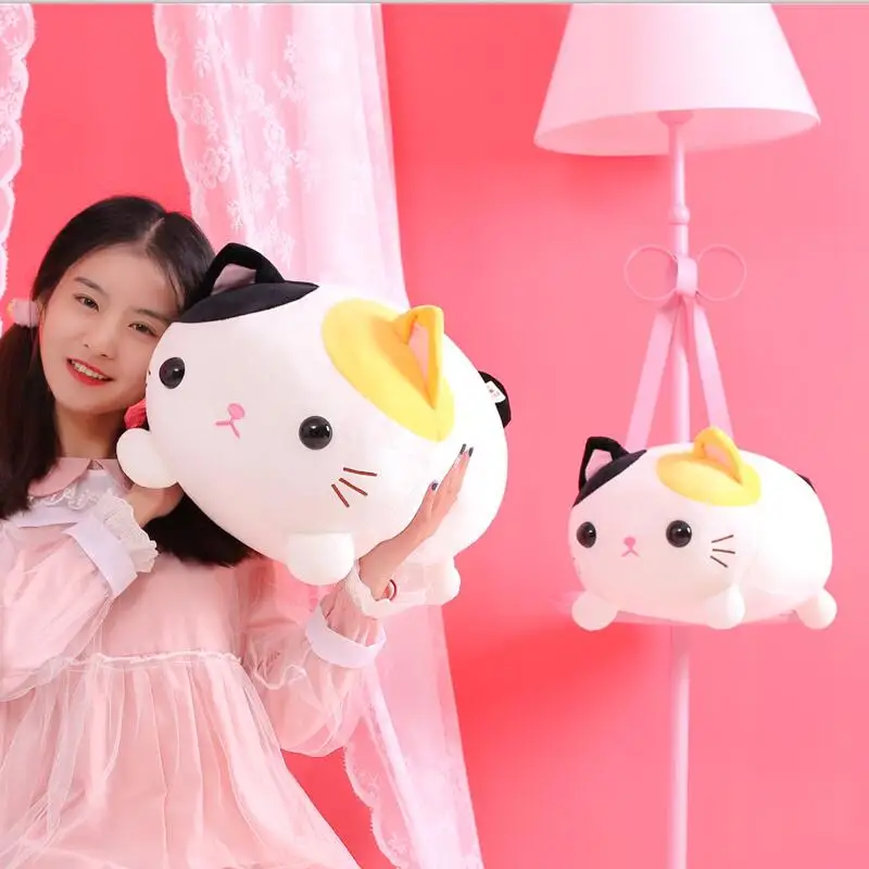 Хорошее качество толстый кот набивная Kawaii животное мультфильм Подушка милая для детей Детские куклы игрушка детский подарок