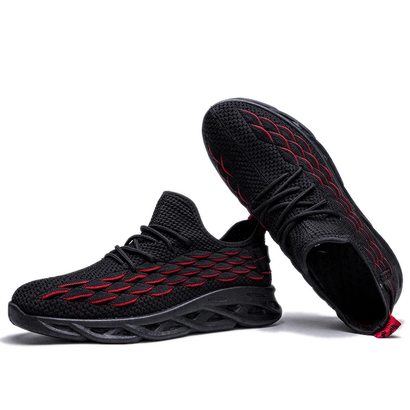 VESONAL удобные новые кроссовки Flyknit мужская обувь повседневная весенне-летняя дышащая мужская обувь прогулочная обувь