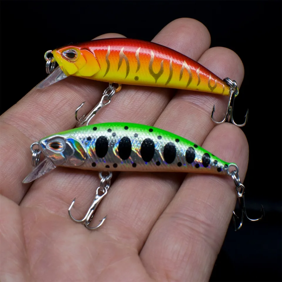 5pcs Trout Fishing Lures Set Artificial Crankbait Baits
