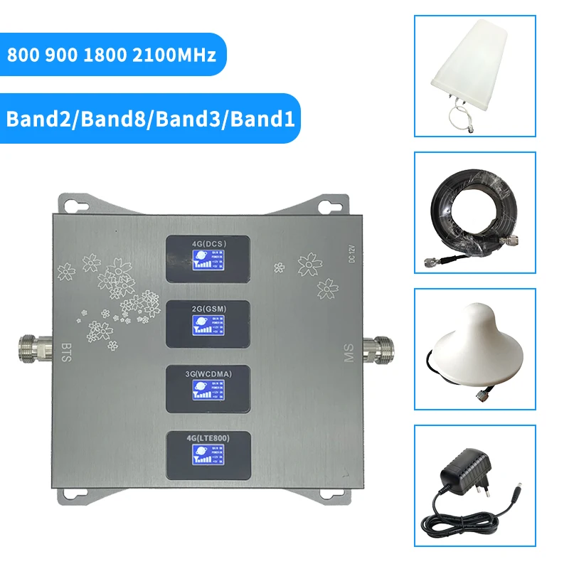 Band20 800 900 1800 2100 Mhz Cell Cellular