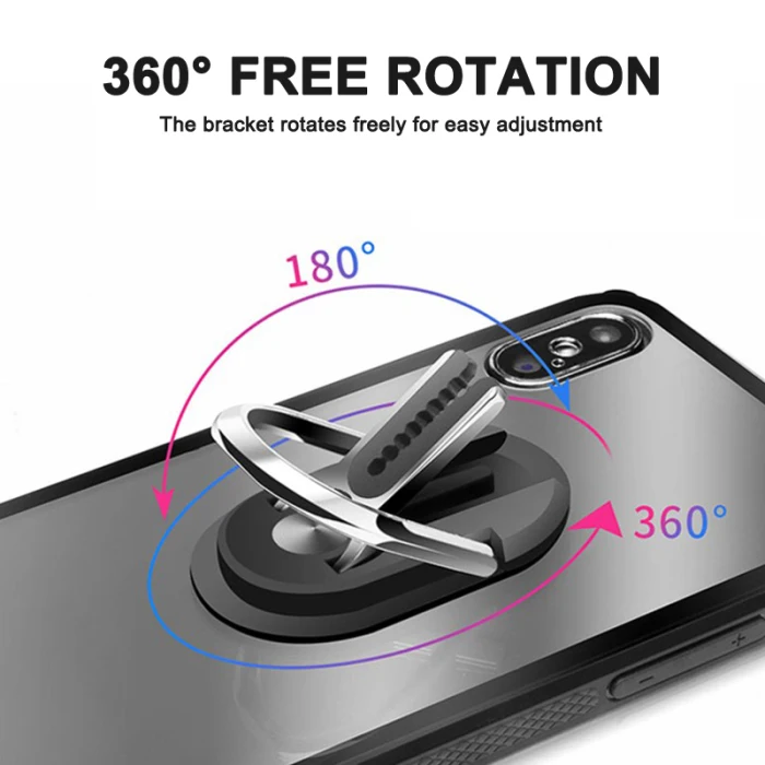 Универсальный многофункциональный автомобильный держатель на 360 градусов, держатель для телефона с подставкой на палец, вращающийся магнитный держатель